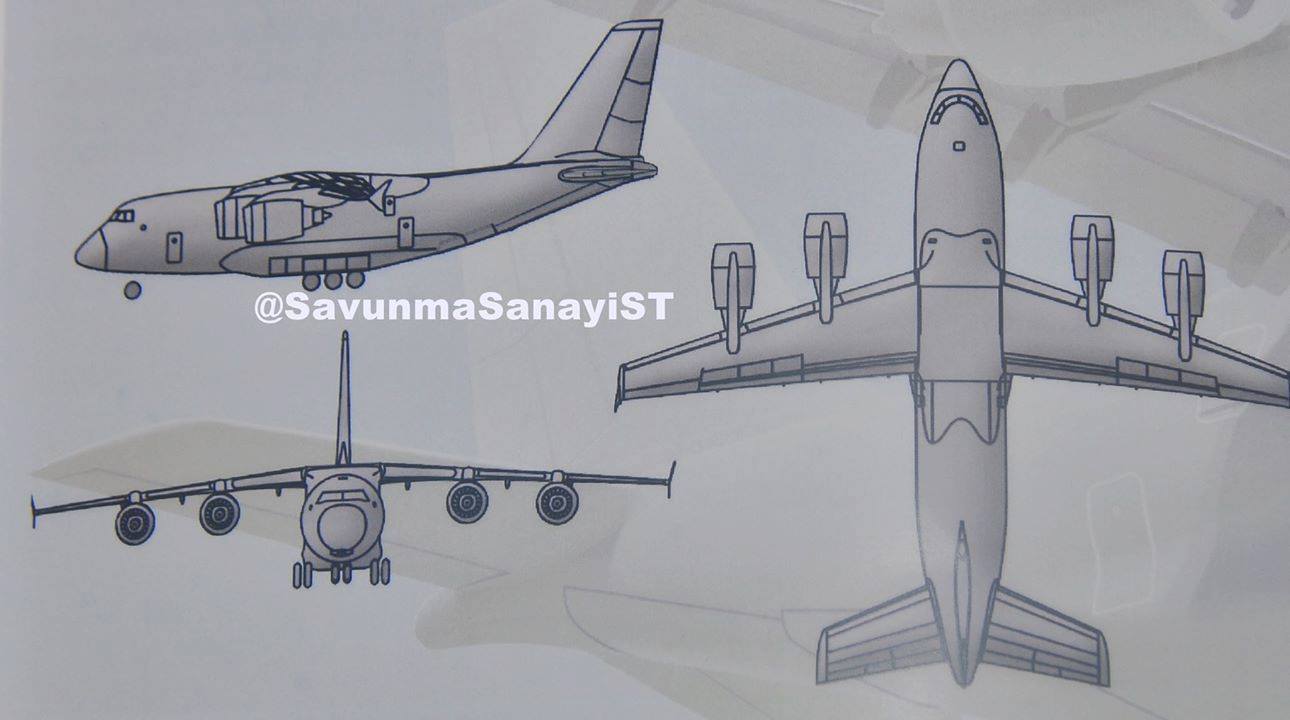 Фото с презентации проекта по созданию самолета Ан-188