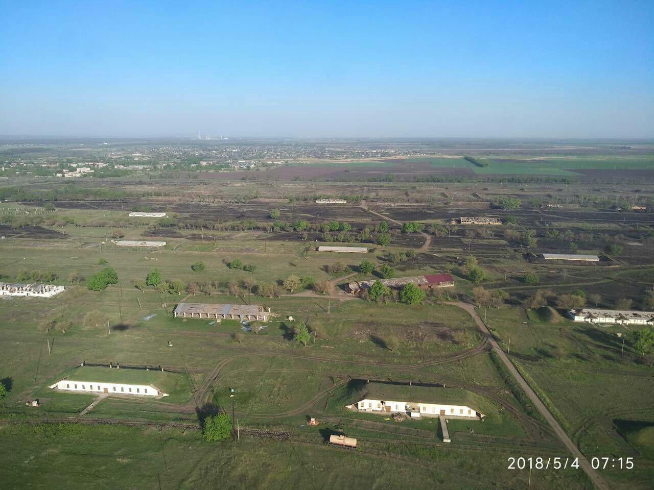 Взрывы в Балаклее: появились фото с высоты птичьего полета