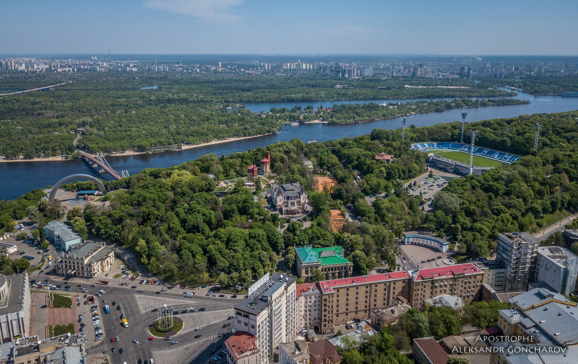 Київ з висоти пташиного польоту: опубліковані вражаючі фото