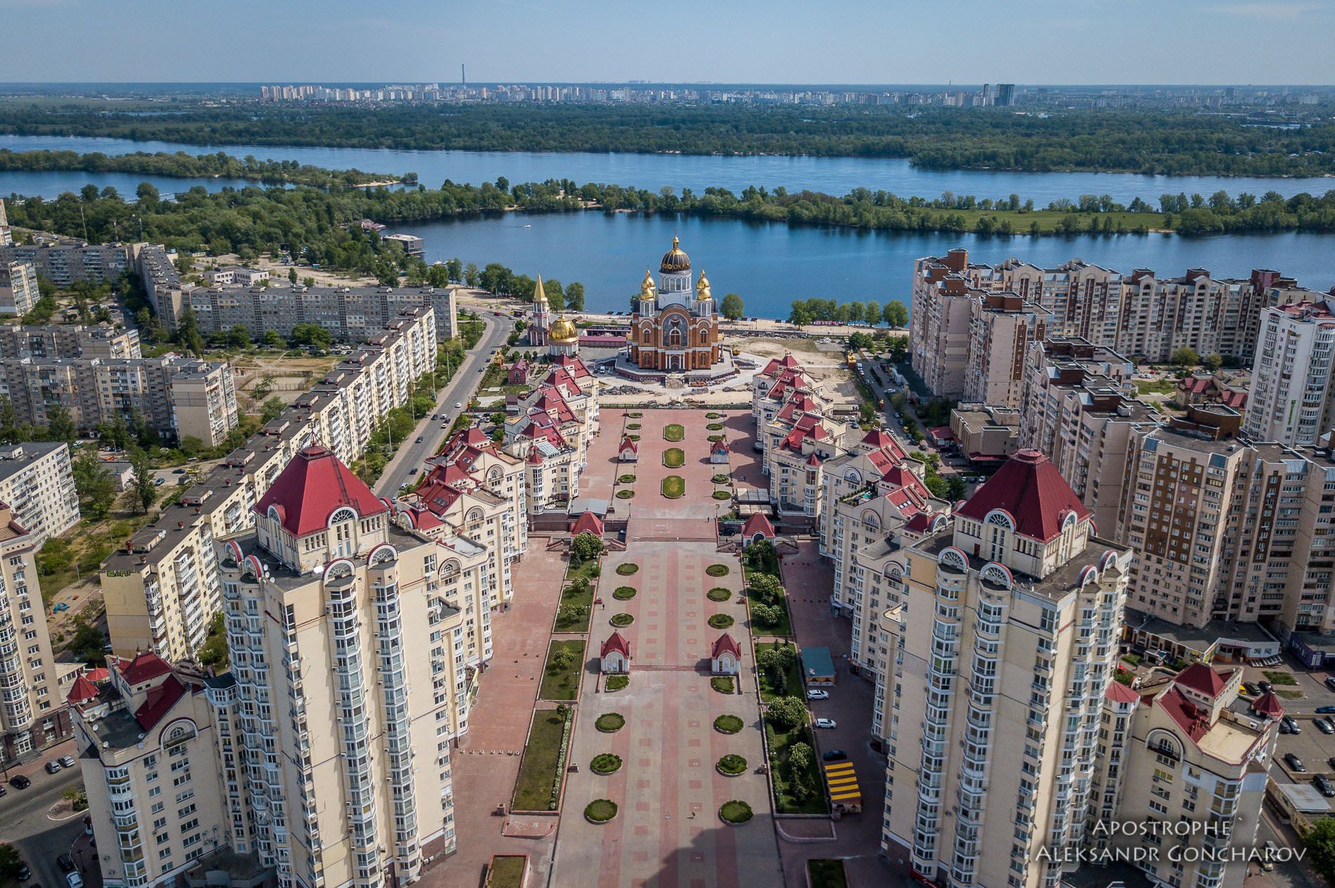 Фото Киева с высоты птичьего полета