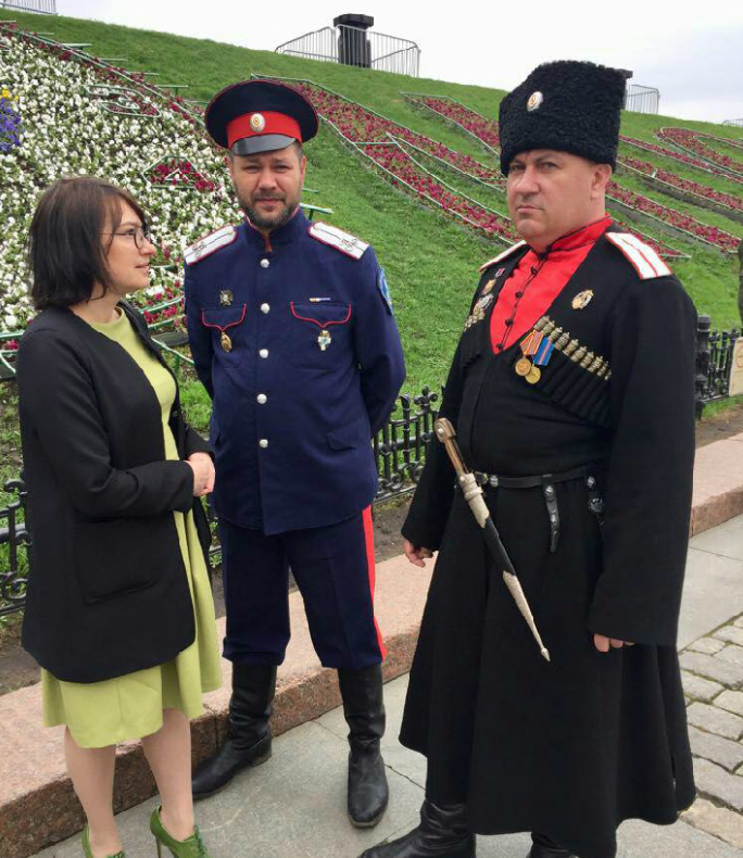 Празднование "дня добровольца" в Москве