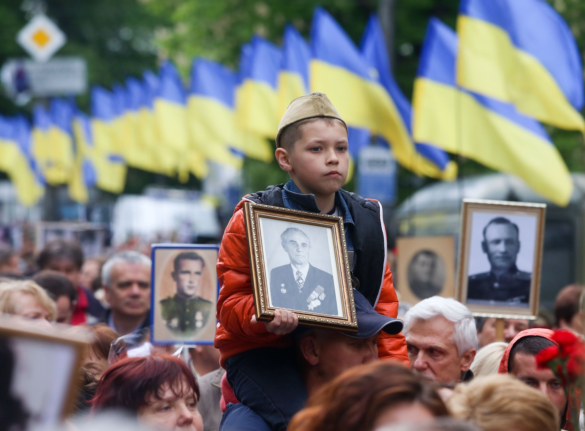 Акция "Бессмертный полк", Киев, 9 мая 2017 года
