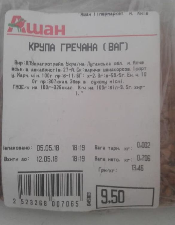 Покупатели в шоке: в гипермаркете Киева нашли сюрприз из "ЛНР"