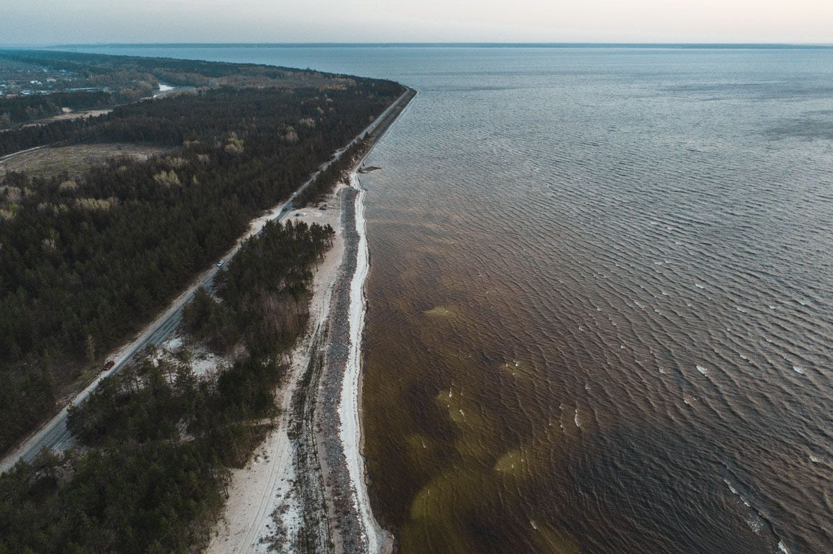 Київське море з висоти: опубліковані вражаючі фото і відео