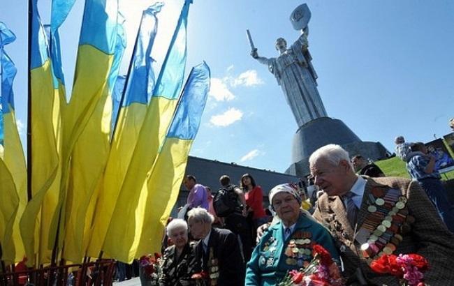 Празднование Дня Победы в Киеве