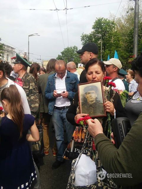 Акция "Бессмертный полк" в Киеве 09.05.2018