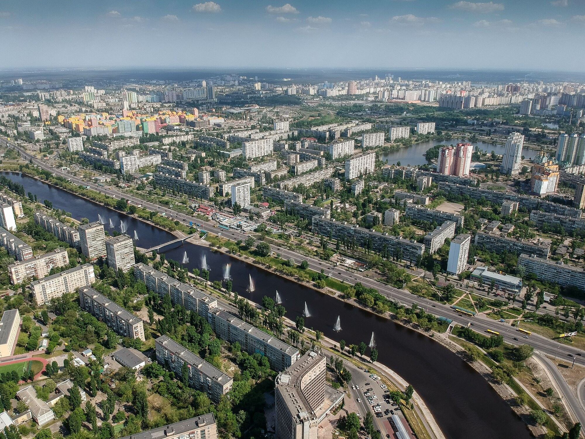 Город-сад: опубликованы потрясающие фото Киева с высоты