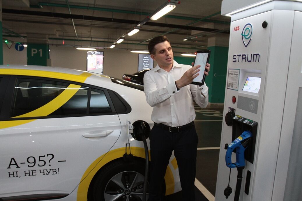 ДТЭК запустил сеть скоростных зарядок для электромобилей STRUM