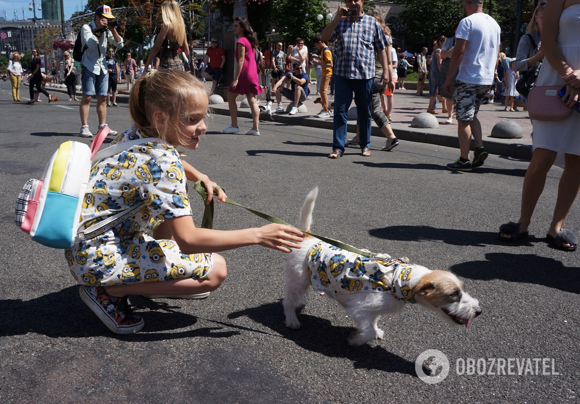 По центру Києва одночасно пройшлися сотні джек-рассел: яскравий фоторепортаж