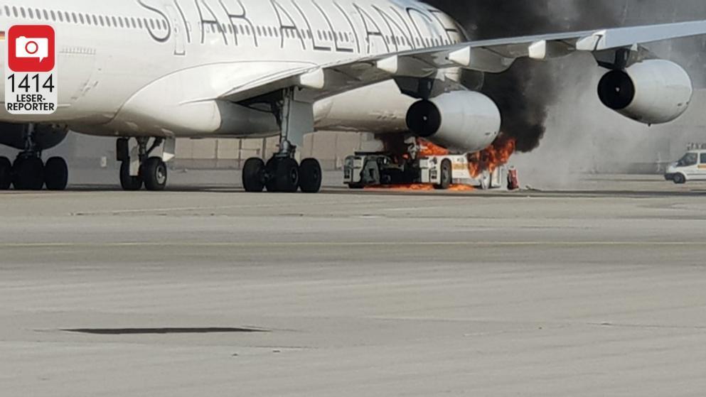 В аэропорту Франкфурта загорелся самолет: есть пострадавшие