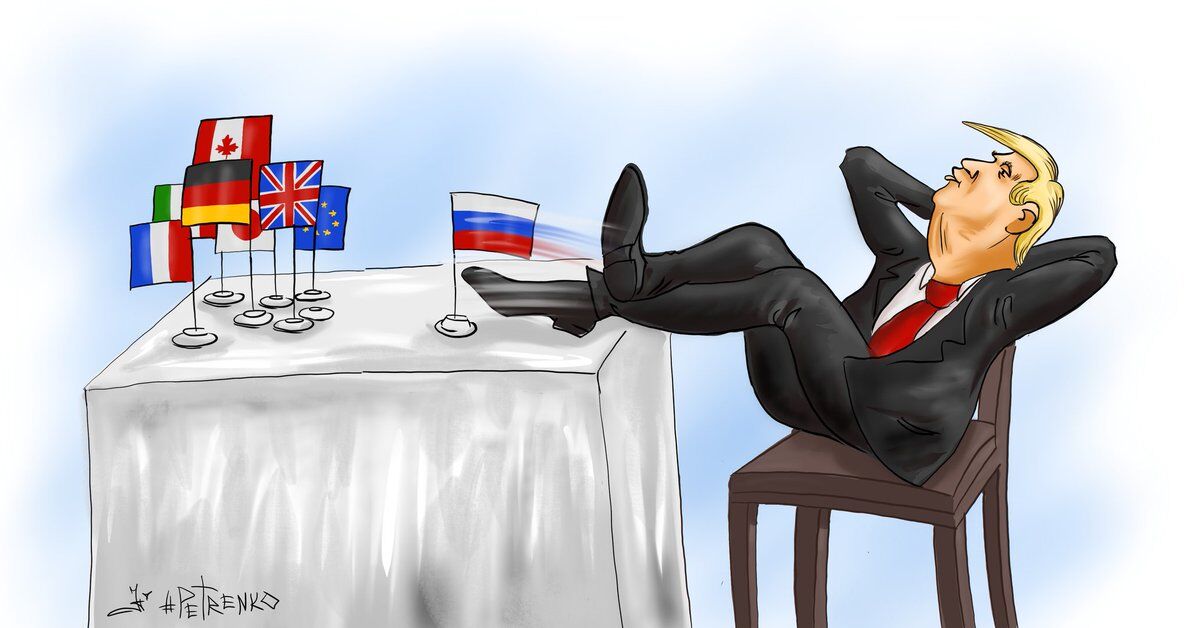 З'явилася їдка карикатура на саміт G7