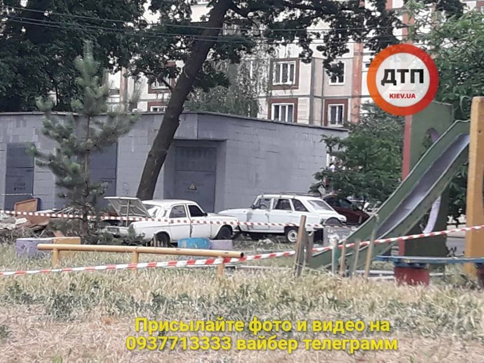 Взрыв машины в Киеве