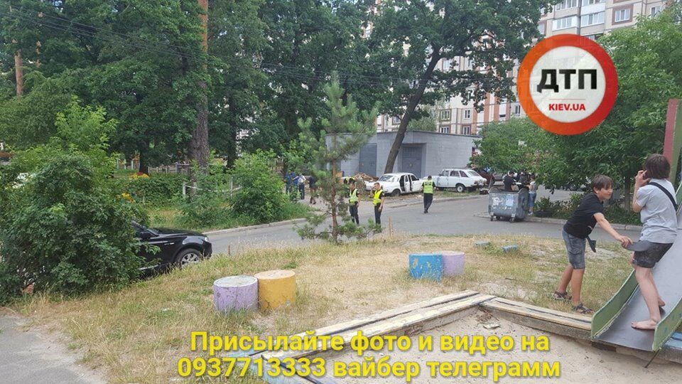 Взрыв машины в Киеве