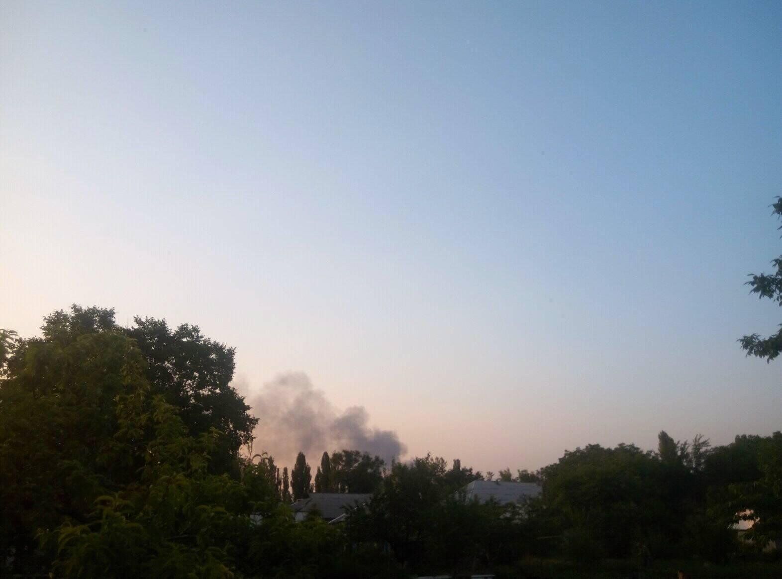 В Донецке случился пожар на шахте
