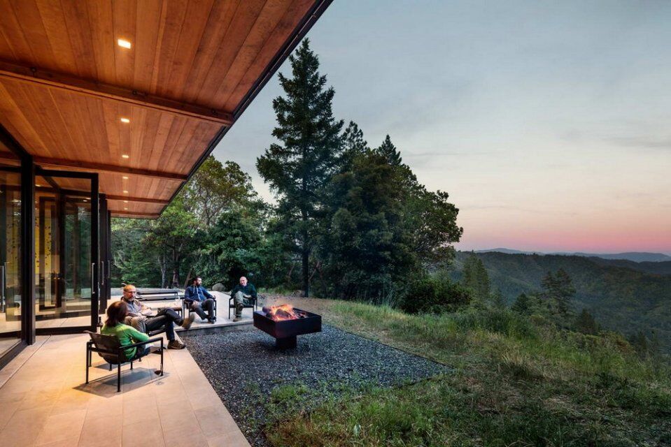 Райский уголок: в США построили идеальный лесной дом на холме. Фото 