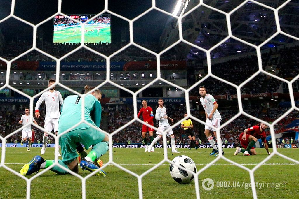 Португалия и Испания забили 6 мячей в суперматче ЧМ-2018