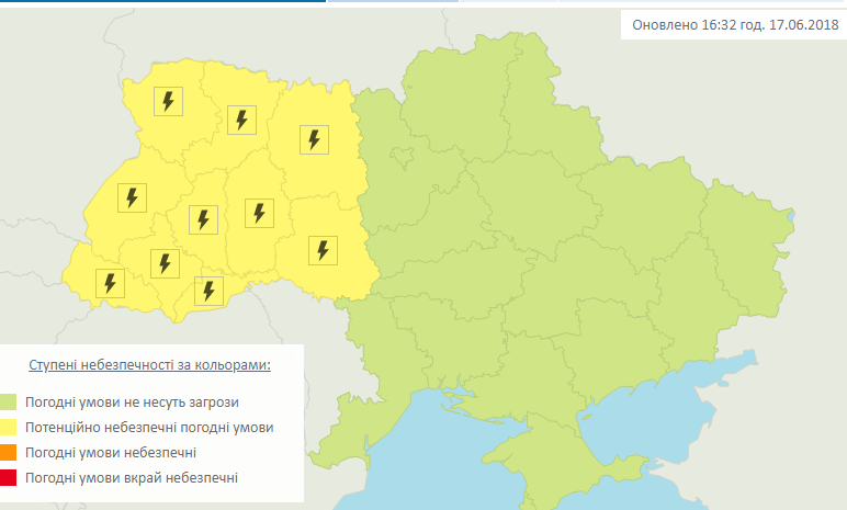 В Україні оголосили штормове попередження: де різко погіршиться погода