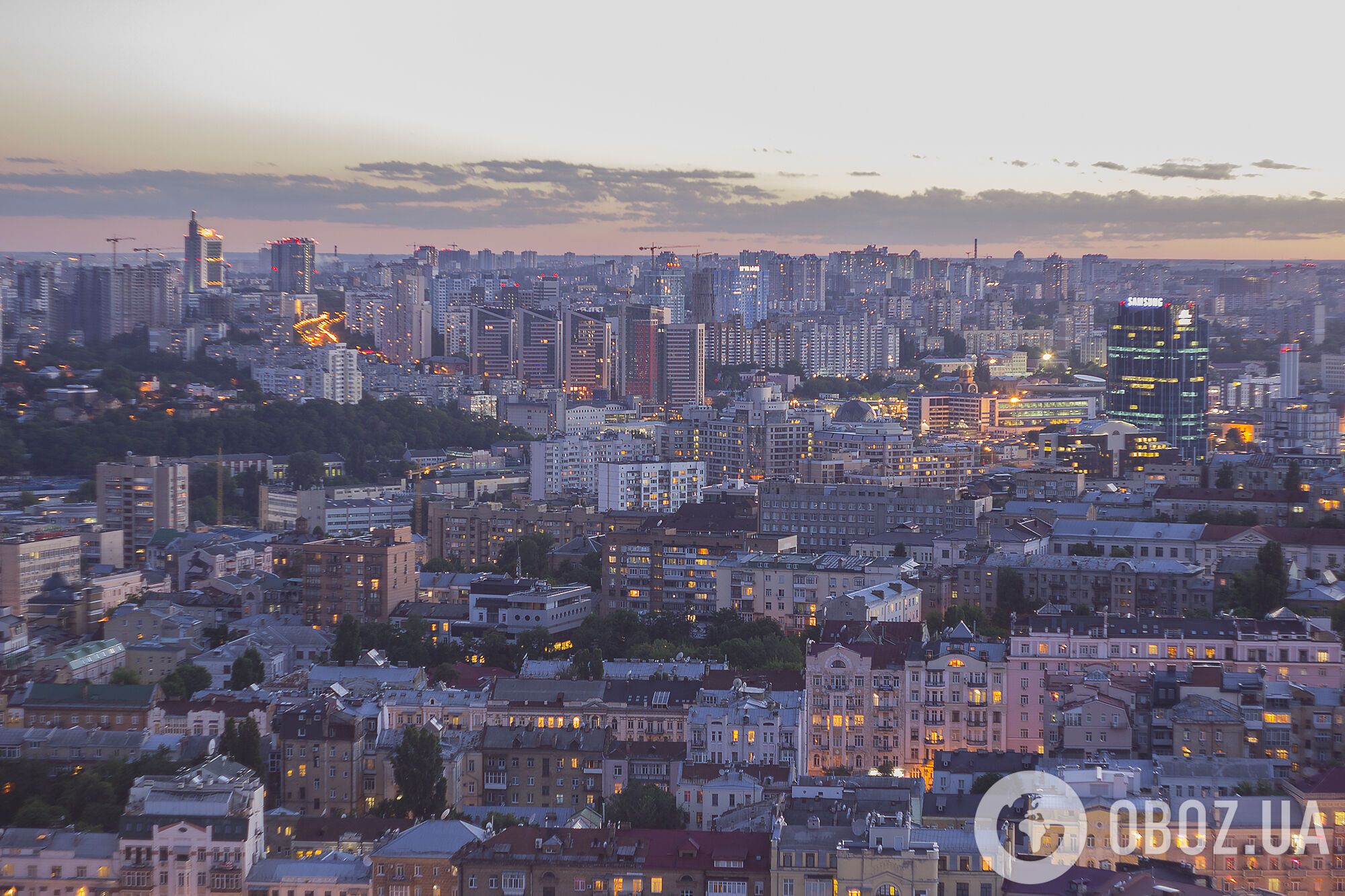 Огни Киева:  удивительные фото столицы с высоты