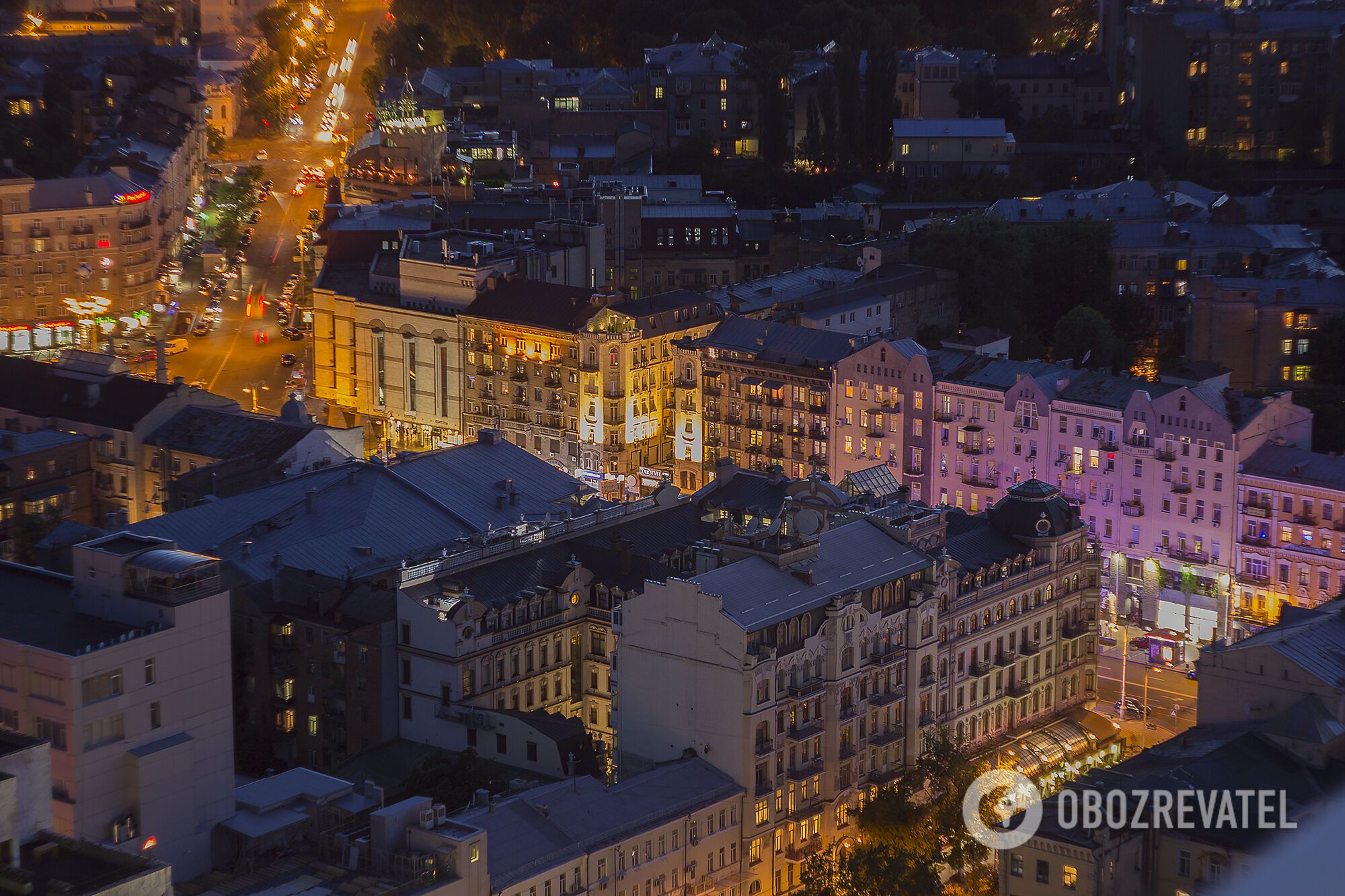 Огни Киева: удивительные фото столицы с высоты