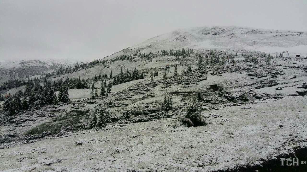 Карпаты  засыпало обильным снегом: опубликованы фото