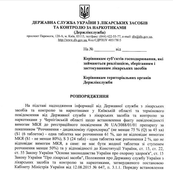 В Україні заборонили популярне знеболююче