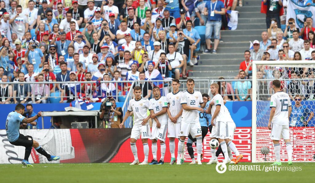 Росія нищівно програла Уругваю на ЧС-2018
