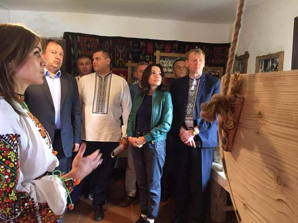 Вікторія Сюмар на відкритті музея