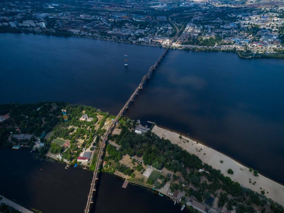 Захід в Дніпрі: опубліковані вражаючі фото