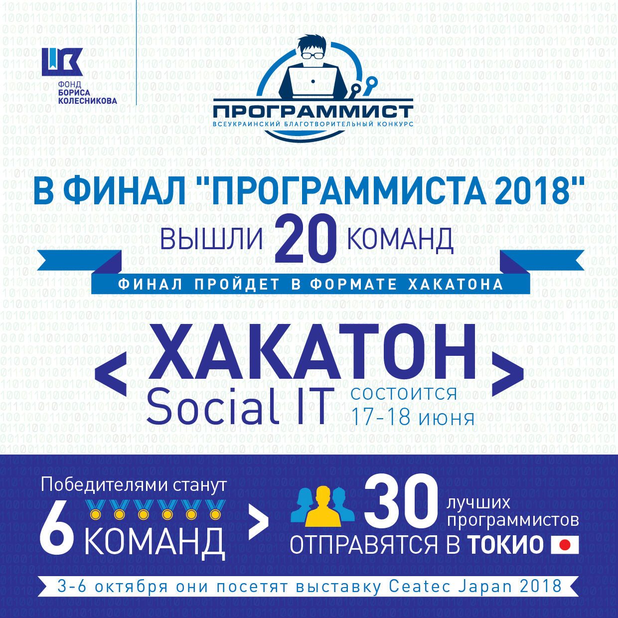 Сто молодых программистов Украины борются за поездку в Японию в престижном конкурсе