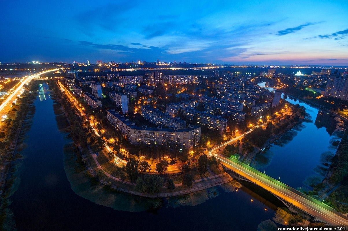 Киевская Венеция c высоты: потрясающие фото