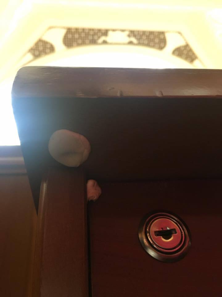 В Раде нашли тайную "кнопку для голосования". Фотофакт 