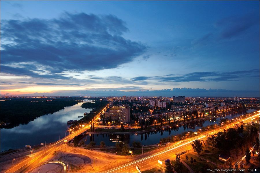 Киевская Венеция c высоты: потрясающие фото