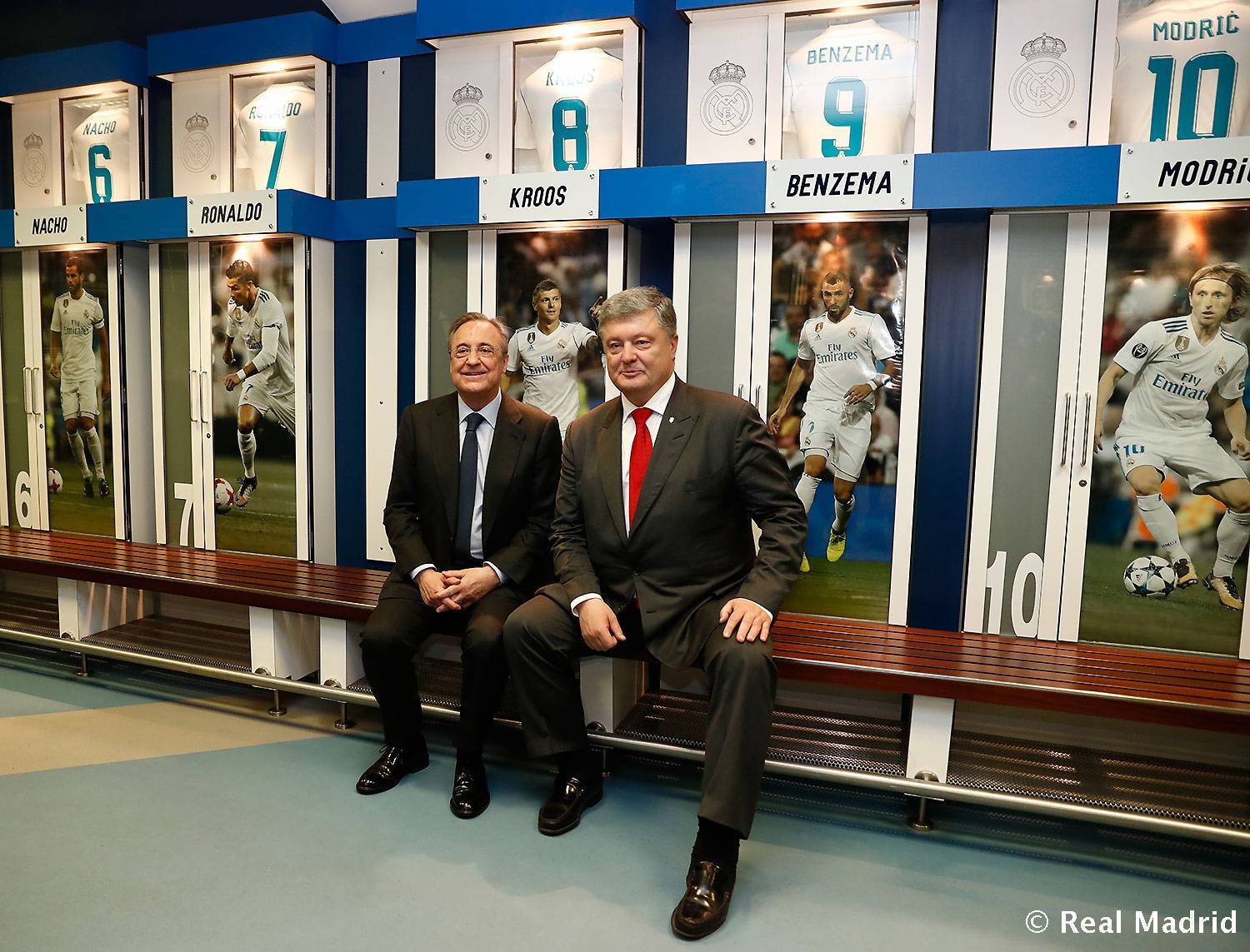 "Poroshenko 1": "Реал" отметил президента Украины - фотофакт