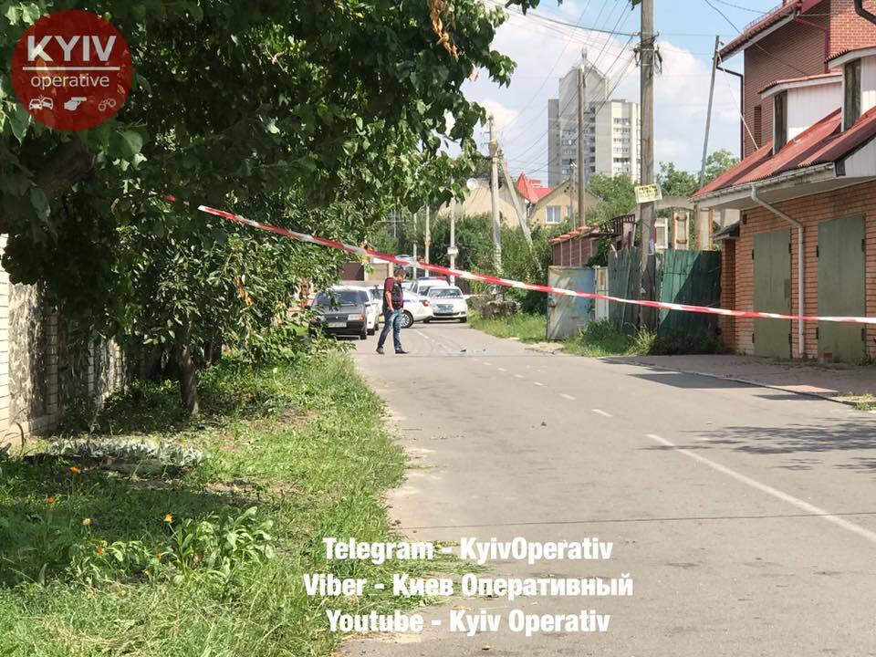 На Киевщине произошла стрельба: опубликовано первое видео с места ЧП