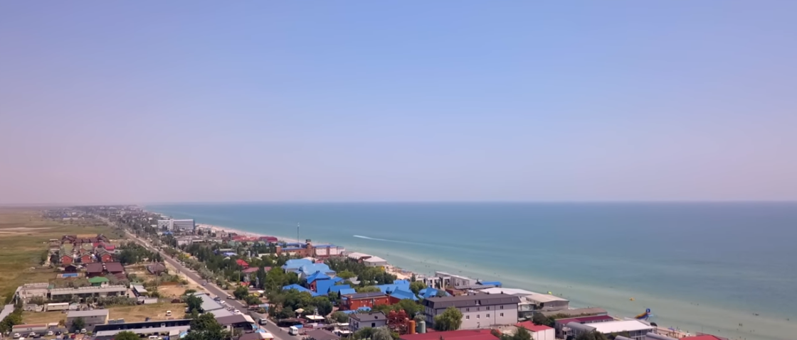 Політ над курортом Азовського моря: опубліковано відео