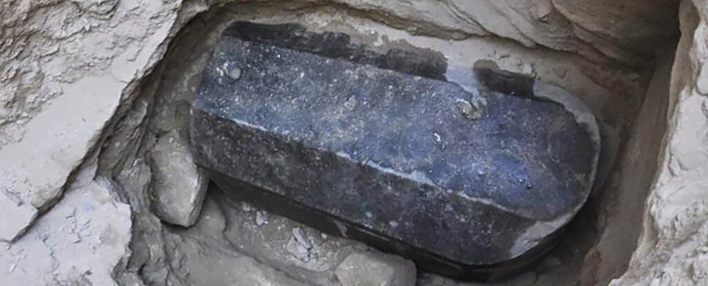 В Єгипті розкопали загадковий чорний ящик і голову