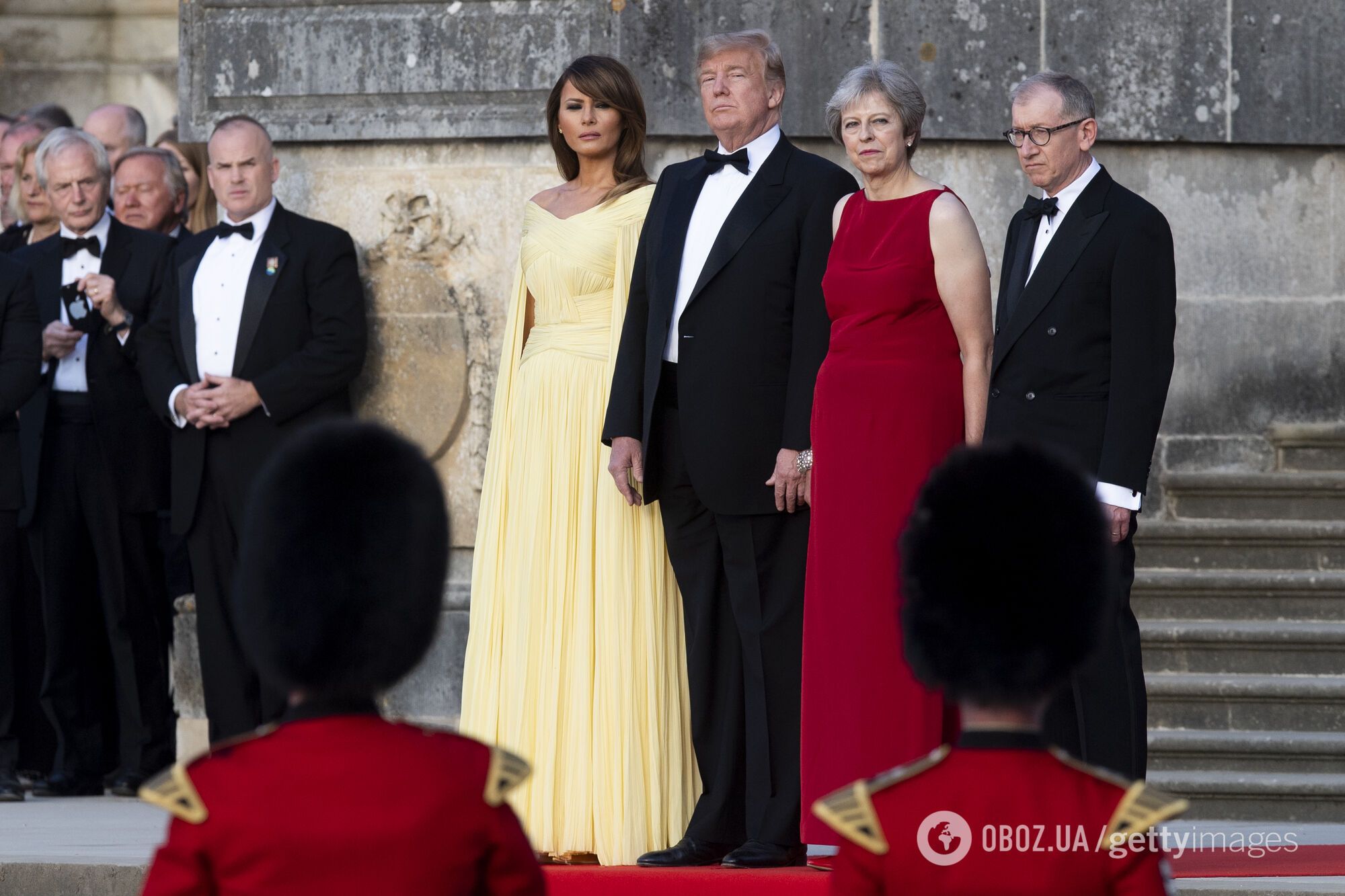 Меланія і Дональд Трамп в Бленгеймському палаці