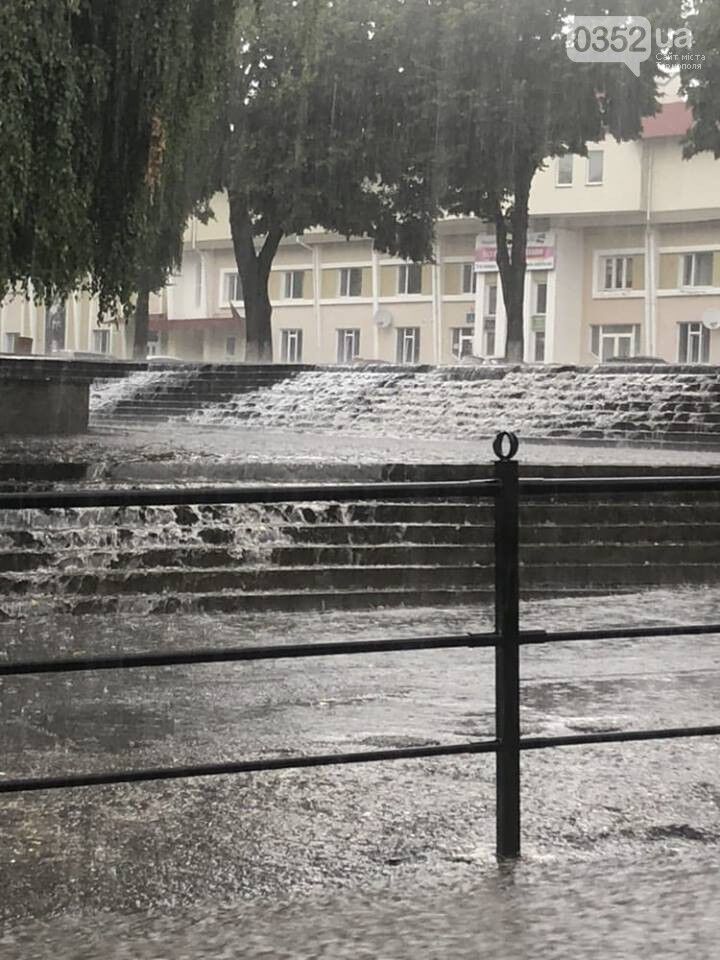 Аномальна злива затопила Тернопіль: опубліковано фото і відео