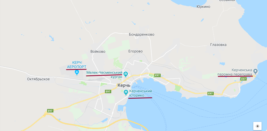 Чей Крым? В Google Maps Керченский мост подписали на двух языках