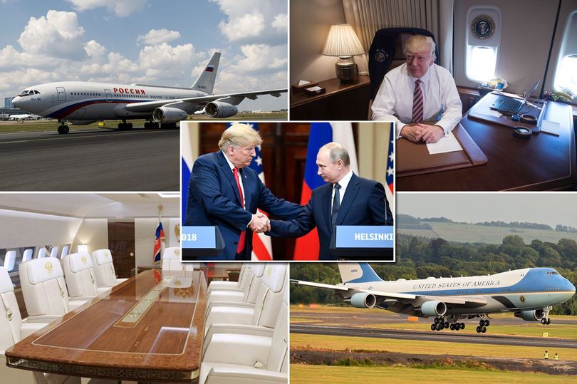 Журналісти порівняли особисті літаки Путіна і Трампа: розкішні фото
