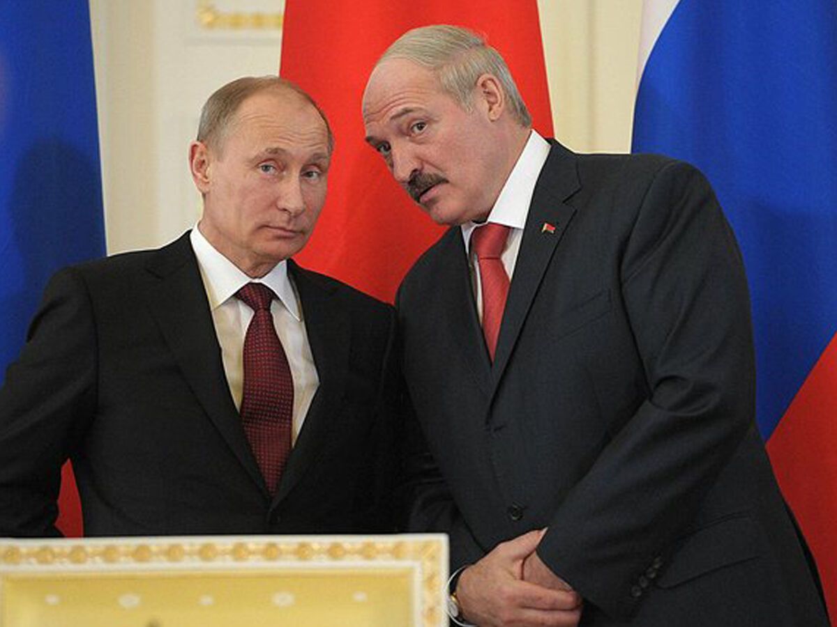 Президенти Росії та Білорусії Володимир Путін та Олександр Лукашенко