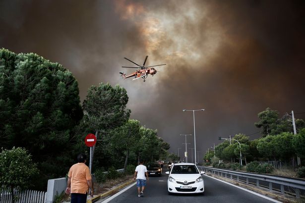 Масштабные лесные пожары охватили Грецию: 50 погибших, более 150 раненых