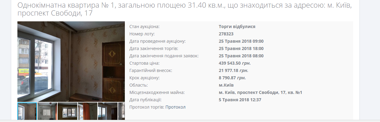 Квартиры вдвое дешевле и обувь по 5 грн: где украинцам купить конфискат 