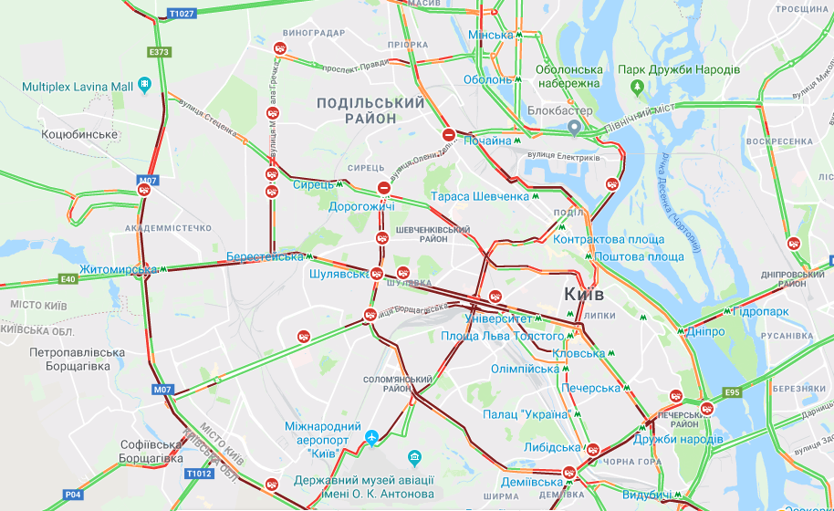 Столицу затопило: Киев парализовали гигантские пробки