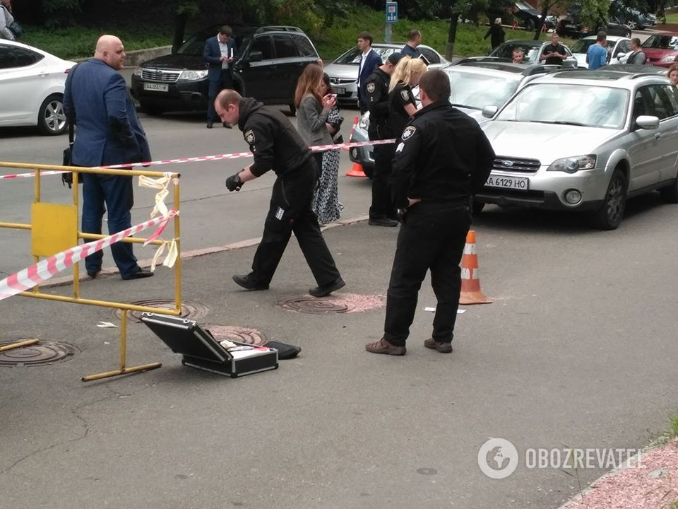 В центре Киева расстреляли человека: подробности, фото и видео