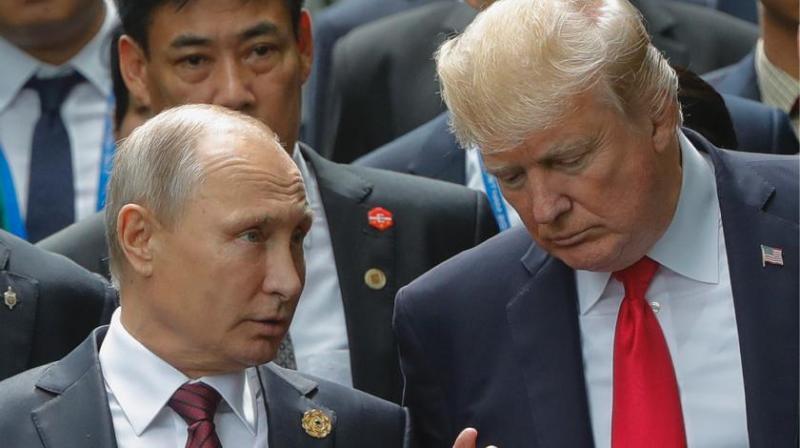 Президент РФ Володимир Путін і президент США Дональд Трамп