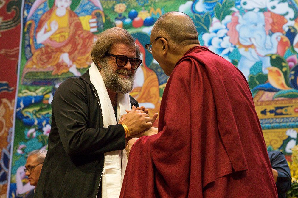Далай-лама XIV и Борис Гребенщиков