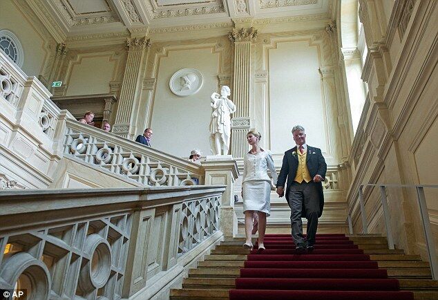 Свадьба принцессы Стефании и Яна Шталя