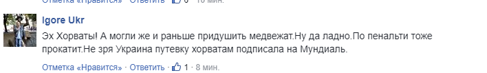 Украина "помогла" Хорватии победить Россию на ЧМ-2018