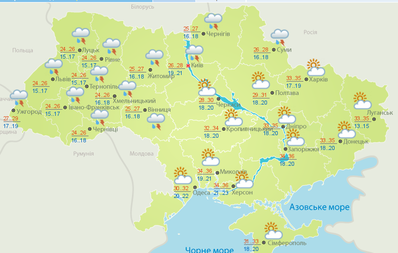 Розжарить до +36: синоптики сказали, коли в Україну прийде пік спеки